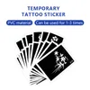 Tatouages temporaires 100pcs petite image Tatouage Autocollants Henné Paillettes Tatouage Pochoirs modèle corps peinture pochoir papier tatouage en gros 230621