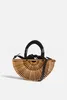 2021 Ny antik mode bambu vävd väska singel axel messenger rattan vävd väska utomhus strandväska 230621