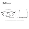 Frame Eyeglass Frame Glasses Frame for Men Women Vintage Round Myopia Optical Eyewear Screwless Prescription Eyeglasses Frame Spectacle