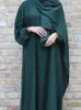 Roupas étnicas com capuz Abaya Jilbab para mulheres Nida Ramadan muçulmano Hijab vestido longo roupa de oração islâmico Dubai turco modesto Abayas 230620