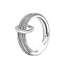 925 Silber Damen-Passform für Pandora-Ringe, Original-Herzkrone, modischer Ring, Pan ME-Logo, Lucky Bottle Cap, roter Kristall