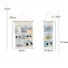 Borse portaoggetti Simpatiche tasche da appendere alla parete con 3/6 tasche Organizer per borse Kawaii Cartoon Door