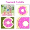 Sand Play Water Fun 170 cm Barn Spela Water Mat Summer Beach Uppblåsbar Vatten Spray Pad Outdoor Game Toy Lawn Swimming Mat Mat Toys 230621