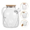 Dinnerware Sets Glass Pitcher Cold Water Jug Milk Container For Refrigerator Juice Containers With Lids Fridge Jugs