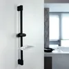 Bathroom Shower Heads Black Chrome Slide Bars Extension Hand Head Rail Holder Wall Mounted Adjustable Sliding Bar 230620