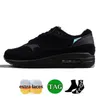 2021 Nike Air Max 1 Atacado Atmos 1 87 Sapatos ao ar livre Mens Womens Elephant Anniversary Royal Daisy Pack Triple Black Designer Sneaker 36-45