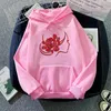 Frauen Hoodies Frauen Mode Rose Blume Drucken Tops Langarm Weibliche Pullover Harajuku Streetwear Schwestern Kleidung