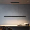 Kroonluchters Moderne LED Binnenverlichting Voor Slaapkamer Eetkamer Kantoor Tafel Bar Kamer Verlichting THUIS Decoratie Minimalistische Armatuur Lampen