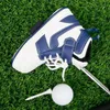 Outros produtos de golfe Capa para taco de golfe Criativa forma de tênis Capa para cabeça de golfe para taco de golfe híbrido Fairway Driver Protetor de couro PU Acessórios de golfe 230620