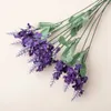 Fioriere Vasi 1 pz testa floccaggio simulazione Lavanda pastorale matrimonio simulazione fiore pianta in vaso di plastica Falso bouquet di lavanda R230621