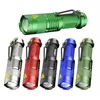 7W 300lm SK-68 3Modes Mini Q5 Torcia LED Torcia Torcia Tattica Focus regolabile Focus Light zoomabile 5 Colori