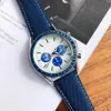 Omeg Wrist Watches for Men 2022 New Mens Watches All Dial Work Quartz Watch Top Luxury Brand Clock Fashion Relogio Masculino277T