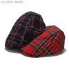 2020 New Fashion Plaid Berets Hat Color Newsboy Caps Gatsby Hats Driving Cabbie Cap Peaky Blinder for Men Women Hat L230523