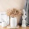 Fleurs décoratives 1 Bouquet De Queue De Lapin Artificielle Préservée 37cm Boho Room Decor Pampas Grass Wedding Party Home