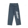 Heren Jeans Amerikaanse Retro Borduren Jeans Streetwear Baggy Slouchy Jeans Kleding Mannen Y2k Hoge Kwaliteit Losse Rechte Wijde Pijpen Broek 230620