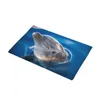 カーペットカムマイトバーフットドアヨガ椅子プレイマットバスルーム廊下カーペットエリアラグ長方形の家の装飾青い海のイルカ