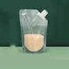 1 pc sacs d'emballage de riz sacs de stockage de céréales sac Portable Transparent avec buse d'aspiration, accessoires de cuisine