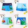 Calção de banho infantil para meninos calções de banho de secagem rápida com estampa de desenho animado infantil piscina shorts de praia maiô infantil maillot de bain garcon 230620