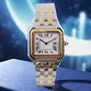 relógios de designer feminino relógios femininos tanque estilo fashion reloj clássico bisel quadrado Luxo unissex delicado diamante tanque de ouro aaa relógio orologio lady montre