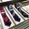 MEN NECK TIES DESIGNER TIES FASHION MANES NECKTIES Stripes Letter Printive Business Leisure Handmade Cravat Silk Silk Top Top Box Original 12