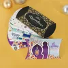 Новая 10/20pcs Eid Mubarak Gift Box Pillow Shape Candy Cookie упаковочный сумка Ислам Мусульманский вечеринка 2023 Рамадан Карим