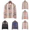 Multi Style Classique Plaid mens veste à capuche Designer veste hommes Mode Casual coupe-vent Printemps Eté manteau Taille M - XXXL