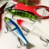 Anzóis de pesca GREENSPIDER Iscas de deslizamento lento para pique Salmão Truta Topwater Swimbait de junção única Isca de baixo 110mm 18g 230620