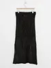 Spódnice Tossy letnie puste dzianiny długie spódnica swobodne opakowanie Panie Pencil Patrz przez spódnice midi Bodycon Korean Streetwear 230621