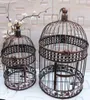 Dekorativa föremål Figurer Iron Bird Cage Wedding Decor Flower Props Hanging Frame 230620