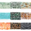 Beads 37 Styles 1Strand/Lot 6/8/10mm Natural Stone Large Sectionl Round Loose Spacer Bead For Jewelry Making DIY Accessories