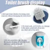Tuvalet Fırçaları Tutucular 2 In1 Fırça Set Kauçuk Piston Silikon Oilet Fırçası ve Sızıntı Kanıtı Temel Yumuşak Kıllar Kurutma Tutucu 230620