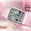 Armbanduhren Unisex Digitaluhren 50M wasserdicht leuchtende Sportuhr Square Panda Gradient Dial Wecker für Frauen Männer