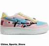 A Bathing Ape BapeSta Low Sneakers Shark Mens Shoes Women Size 13 Casual Eur 47 Designer Us 13 Running Us13 Trainers Big Size 12 White High Quality Skateboard Gym
