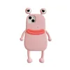 Fun cartoon three-dimensional frog phone case suitable for 13pro 12Promax 11 silicone soft case