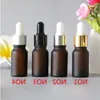 Portable 10ml Amber Aromatherapy Fragrance Esstenial Oil Bottles with Glass Eye Dropper Body Massage Oils Bottle 120pcshigh quantlty Hwubf
