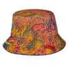 Bérets Vintage Streams Of Consciousness Knitted Beanie Hat Sports Hedging Cap Illuminated Abstract