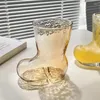 Mugs Creative Boot Tumbler Transparent Personality Juice Drink Beer Mug Trend Coffee Cold