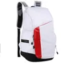 2023New Unisex Basketball Backpacks Men Women Black White University Red Gold Blue Hoops Student School Bags Size 32L