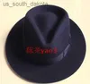 Wool Fedora Hat Unisex Felt Fedoras Hats Adult Fashion Trilby Hats Popular Headwear Wool Fedora Trilby Hats Man's Cap B-8130 L230523