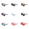 2023 새로운 패션 선글래스 럭셔리 PC 프레임 디자이너 남성 여성 클래식 인기 UV 보호 음영 패턴 렌즈 선글라스 상자 포함