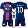 Autres articles de sport Ensembles de maillots de football Chaussettes Protège-tibias Hommes Garçons Kit de vêtements de football Uniformes de football pour enfants Maillot de survêtement de football pour enfants adultes 230620