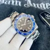 orologio da uomo movimento meccanico automatico orologi GMT Deluxe nero blu ceramica quadrante zaffiro orologio da polso giubileo relojes de lujo para hombre