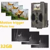 사냥 카메라 Suntekcam Wildlife 16MP 1080P 야간 시력 적외선 캠 감시 무선 트레일 카메라 HC300A PO 트랩 230620