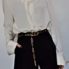 Fashion Metal Chain Belt Womens Designer Waist Chains Gold Versatile Light Luxury Ladies Belts Casual Skirt Accessories
