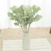 Dried Flowers Green Plush Plant White Fungus Leaf Artificial Fake Grass Christmas Party Supplies Home Dining Table DIY Flower Arrangement