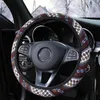 Steering Wheel Covers 38cm Car Cover Ethnic Style Steering-wheel Accessories Linen Universal Pretty