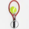 Sleutelhangers Fashion Mix Color Metal Tennis Racket Hanger Sleutelhangers Sport Style Charm Rings Gift Y15790