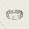 Designer-Ring für Damen, klassischer Liebes-Schraubring, Diamant-Pavé-Ringe, Titan-Stahlringe, vergoldet, nie verblassend, antiallergisch, Silberring; Store/21786687