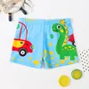 Calção de banho infantil para meninos calções de banho de secagem rápida com estampa de desenho animado infantil piscina shorts de praia maiô infantil maillot de bain garcon 230620