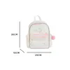 2023 mode Laser Rucksack Frauen Mädchen Tasche Transparent Holographische Kleine Größe Rucksack Für Teenager Mädchen Casual Schule Taschen Kind